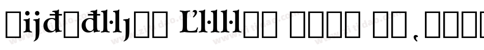 Bitstream Arrus Bold BT字体转换